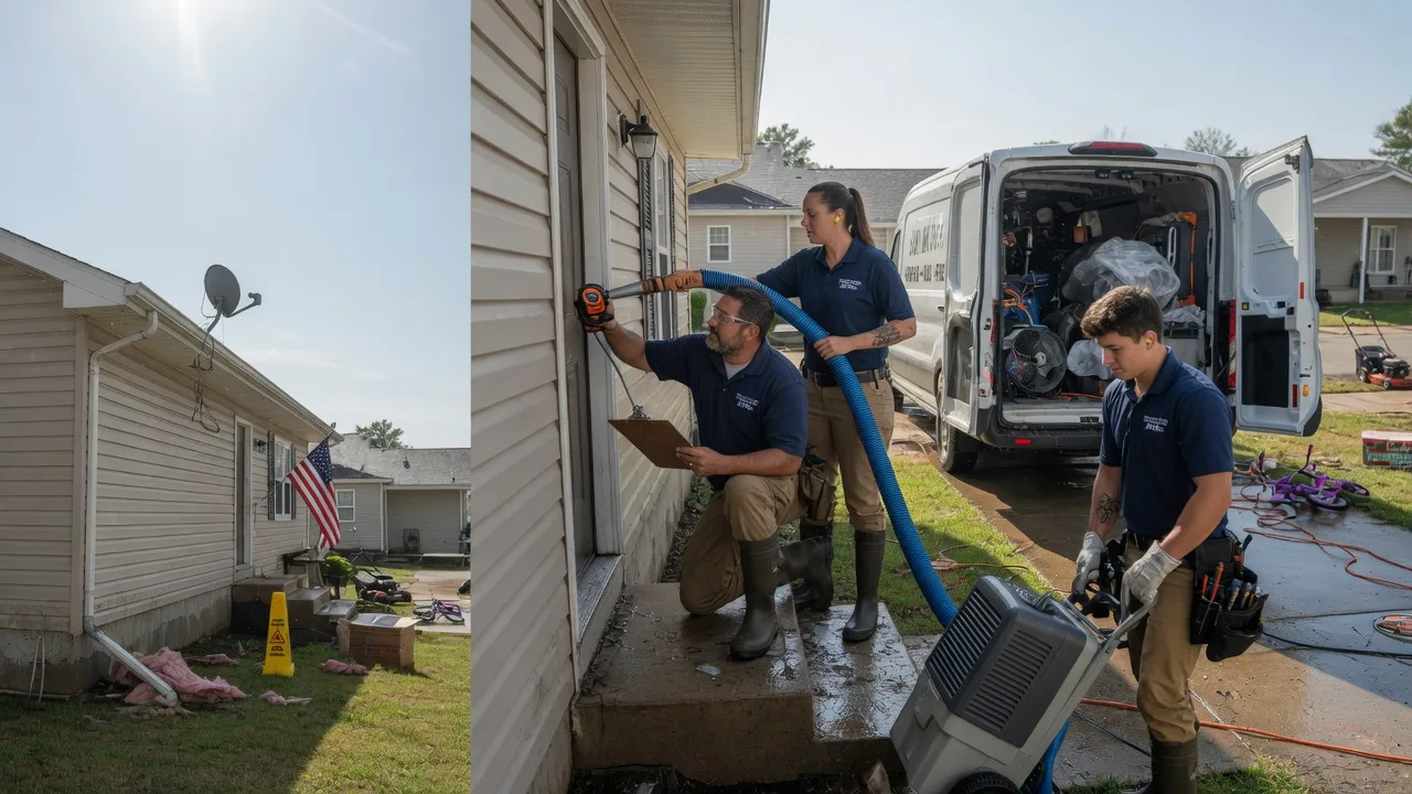 Ceiling Water Damage Restoration in Coshocton, OH near me